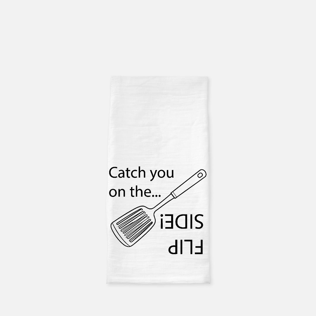Flip Side Tea Towel (Flour Sack)