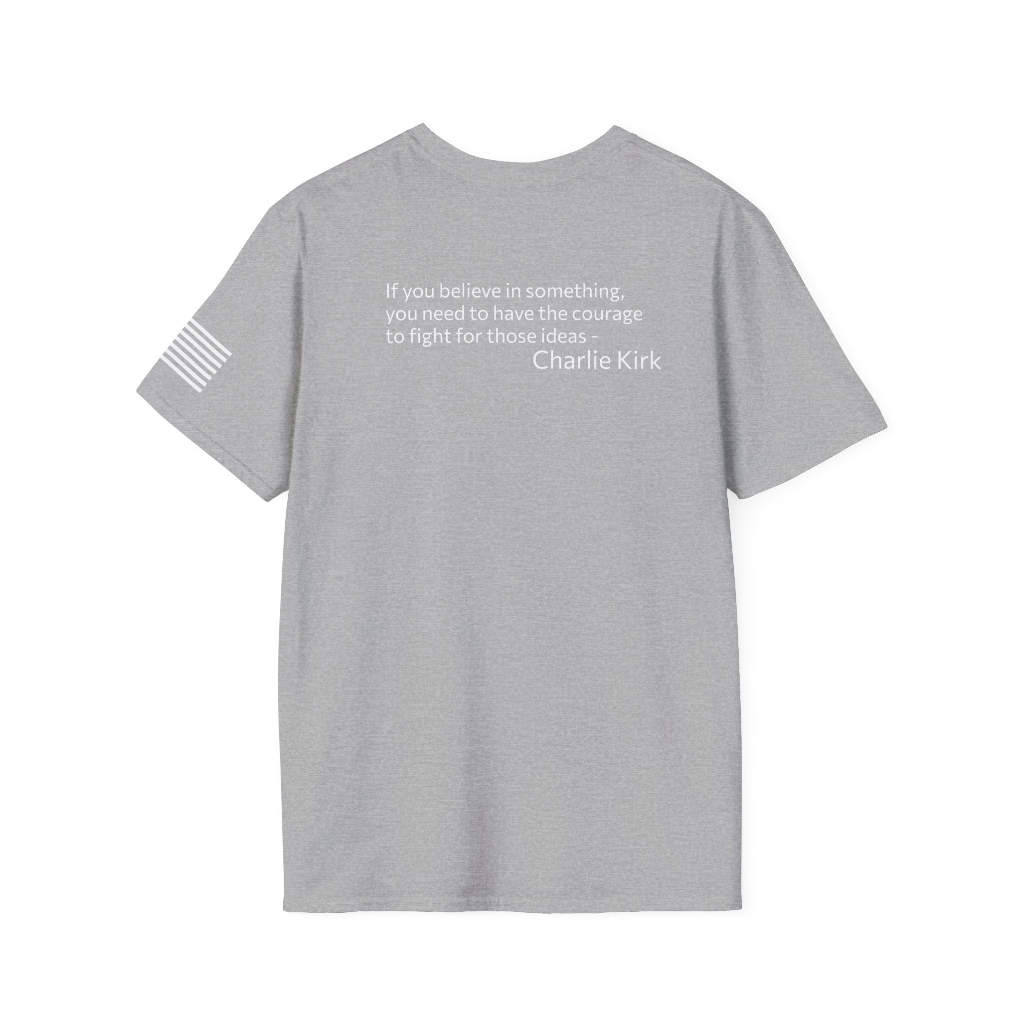 Legends Never Die Tee w/verse, Charlie Kirk