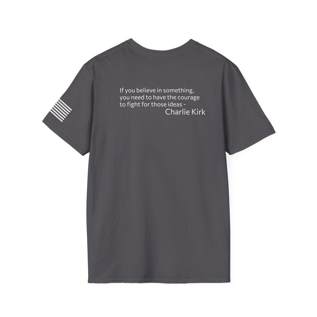 Legends Never Die Tee w/verse, Charlie Kirk