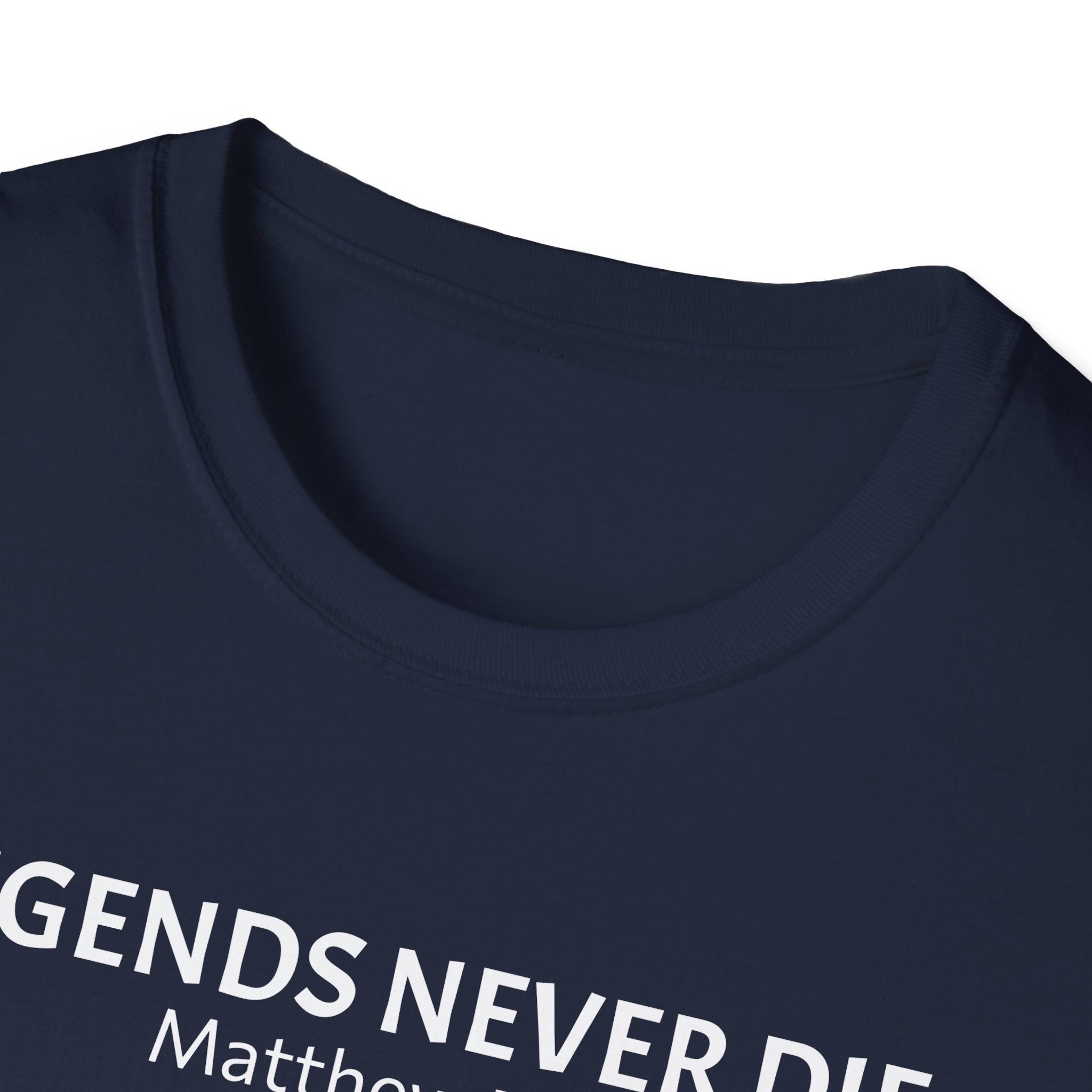 Legends Never Die Tee w/verse, Charlie Kirk