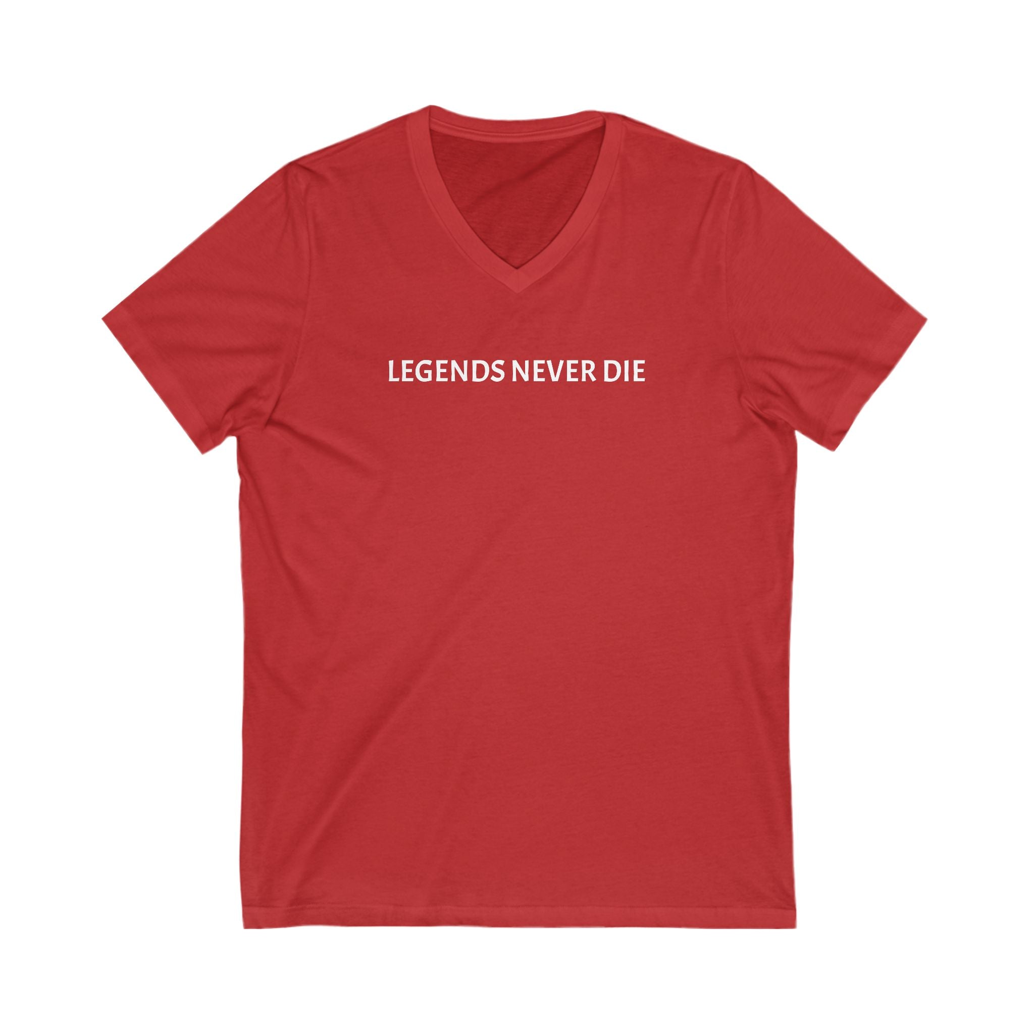 Legends Never Die V-Neck Tee, Charlie Kirk