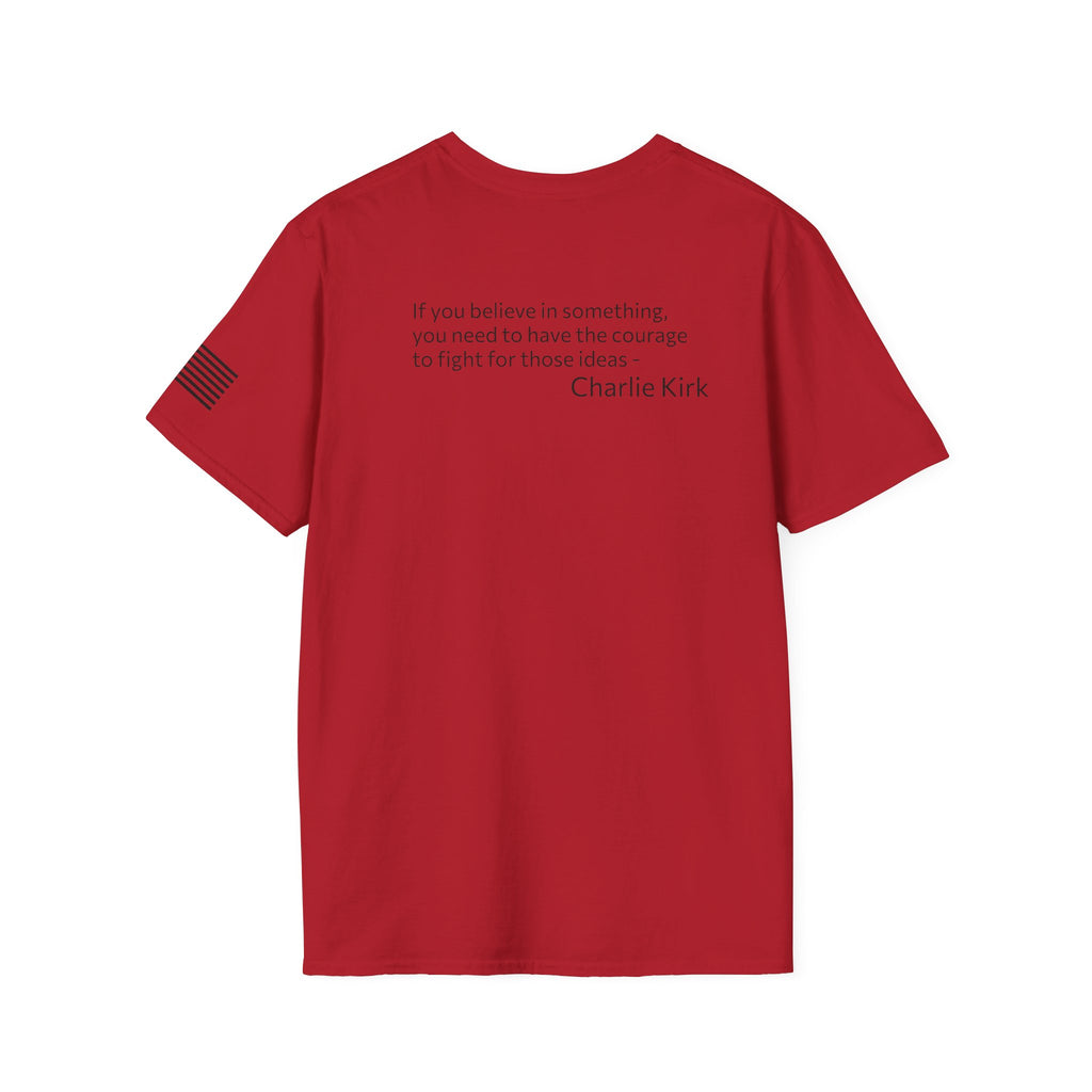 Legends Never Die Tee, Charlie Kirk, with Verse