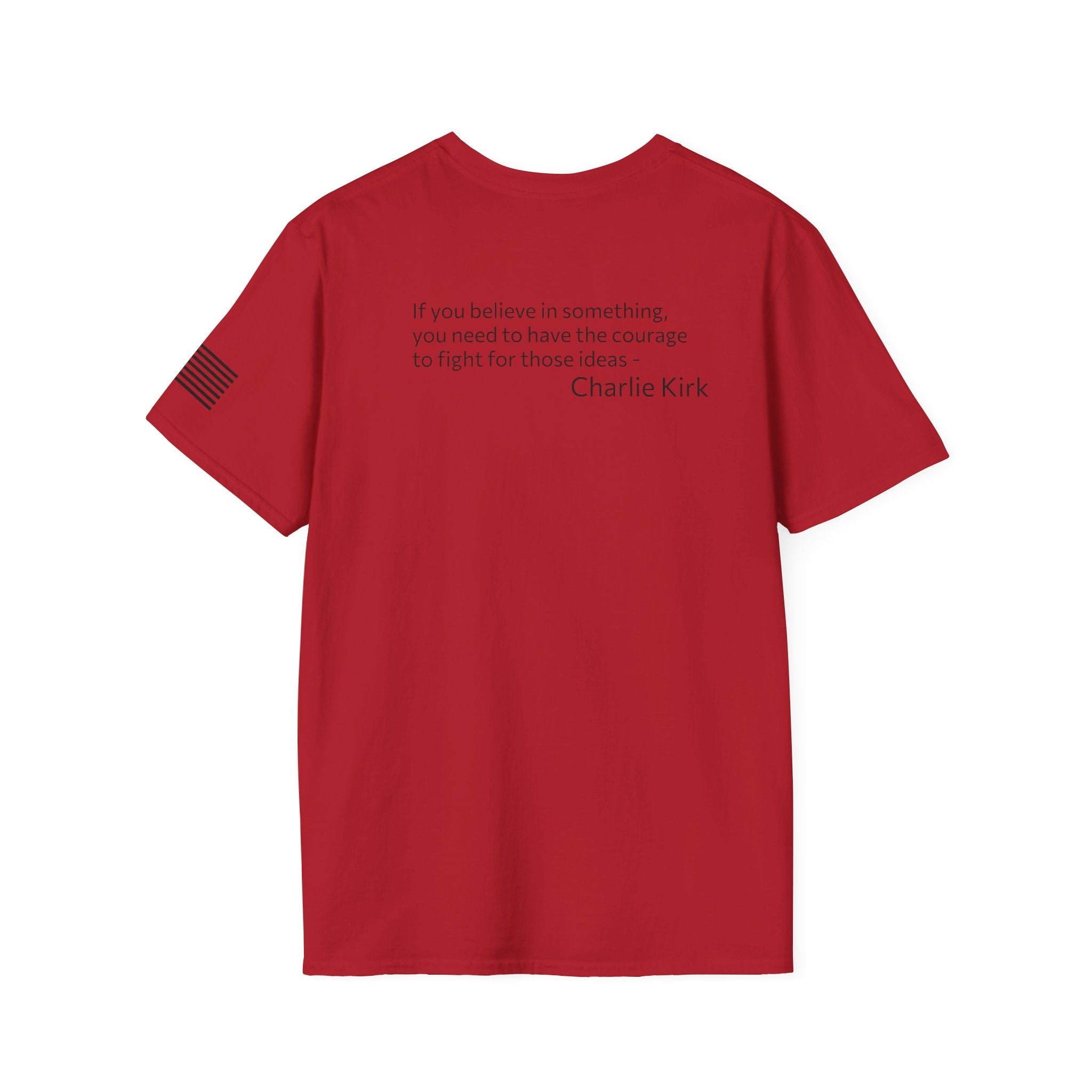 Legends Never Die Tee, Charlie Kirk, with Verse
