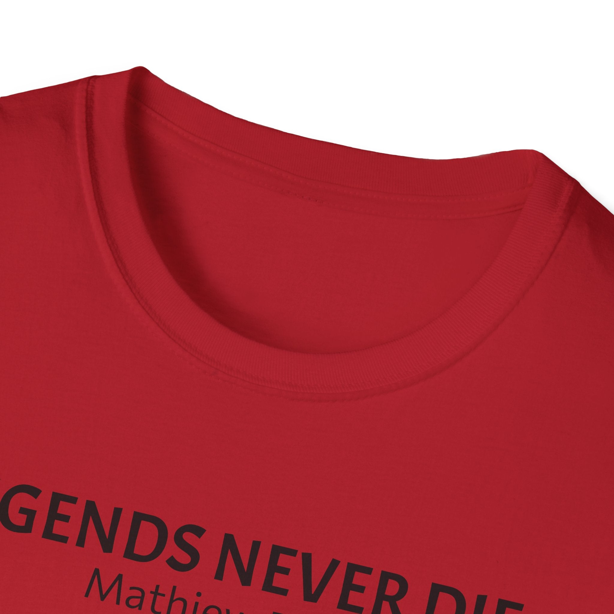 Legends Never Die Tee, Charlie Kirk, with Verse