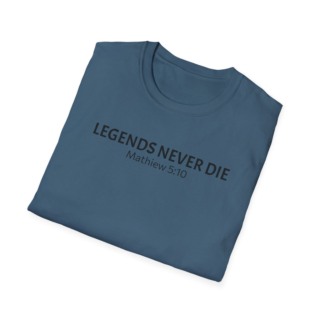 Legends Never Die Tee, Charlie Kirk, with Verse