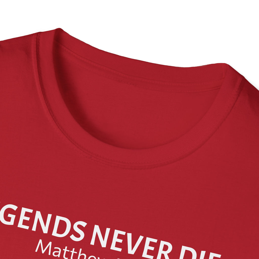 Legends Never Die Tee w/verse, Charlie Kirk