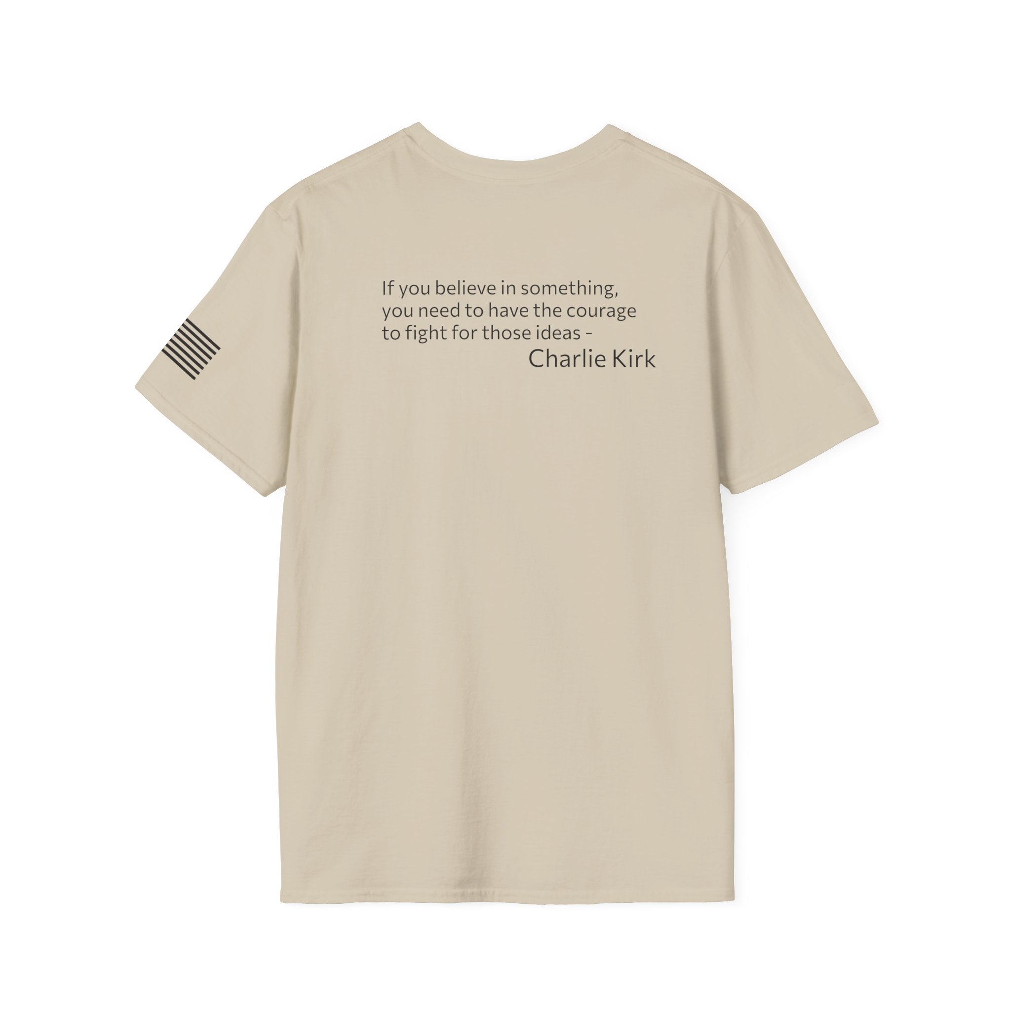 Legends Never Die Tee, Charlie Kirk, with Verse