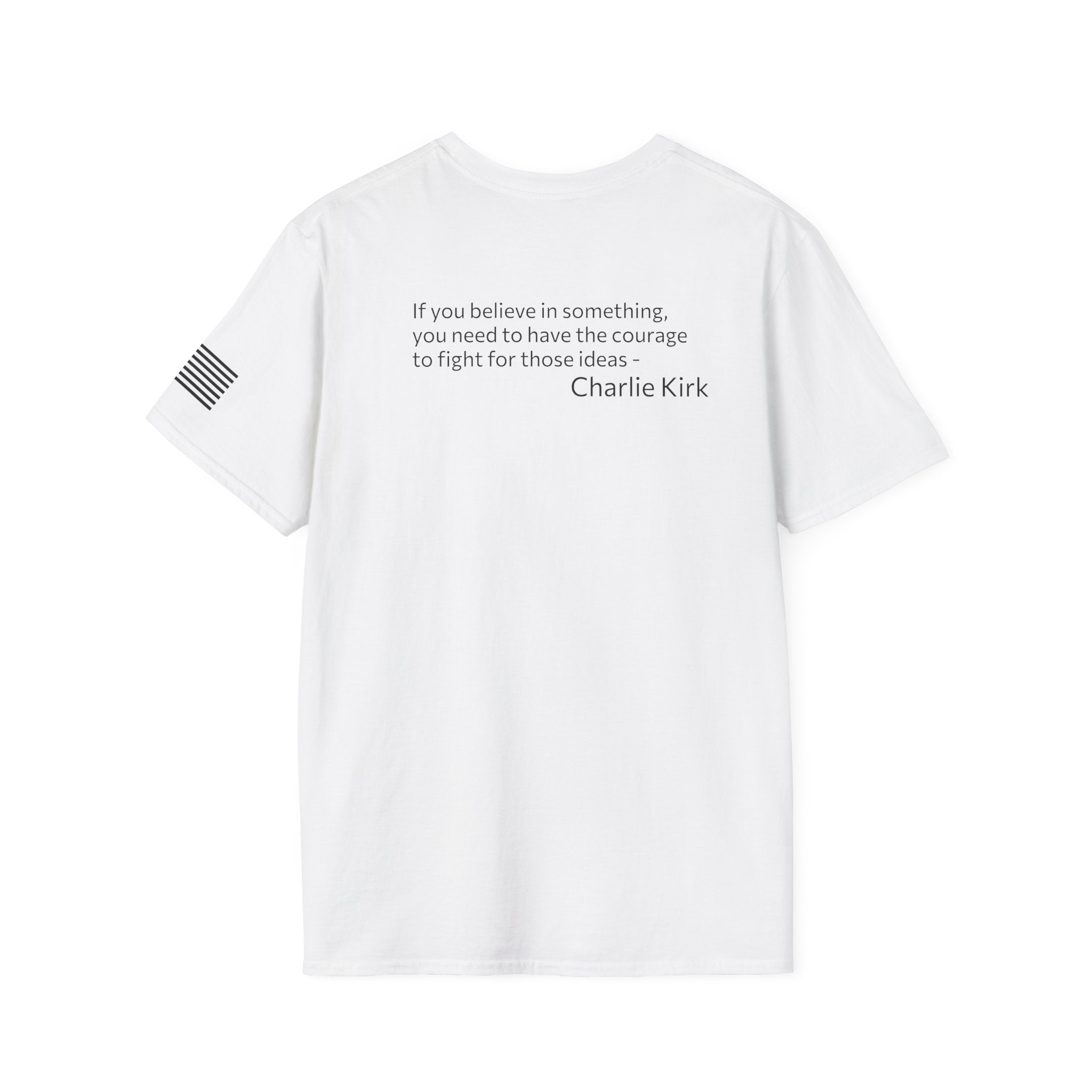 Legends Never Die Tee, Charlie Kirk, with Verse