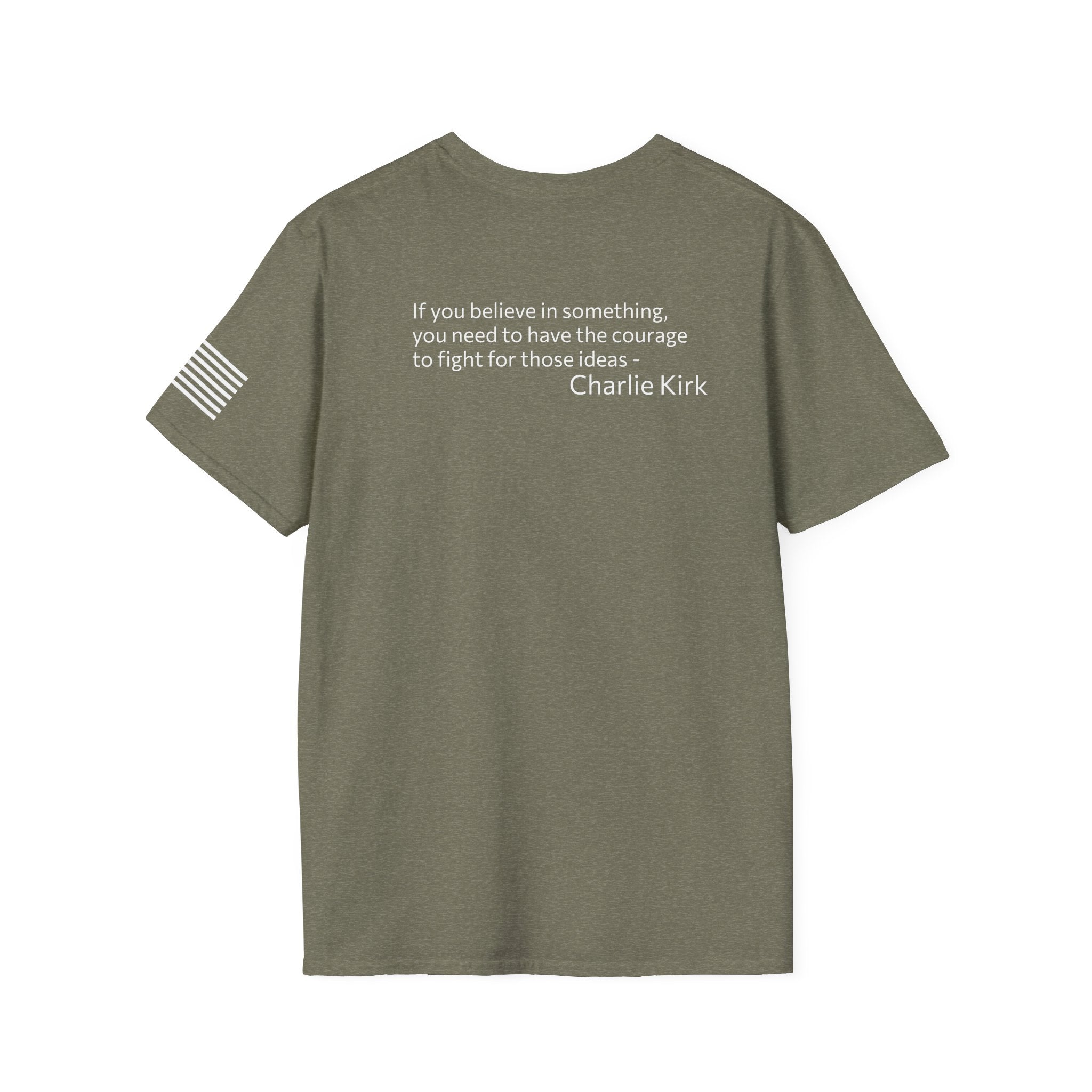 Legends Never Die Tee w/verse, Charlie Kirk