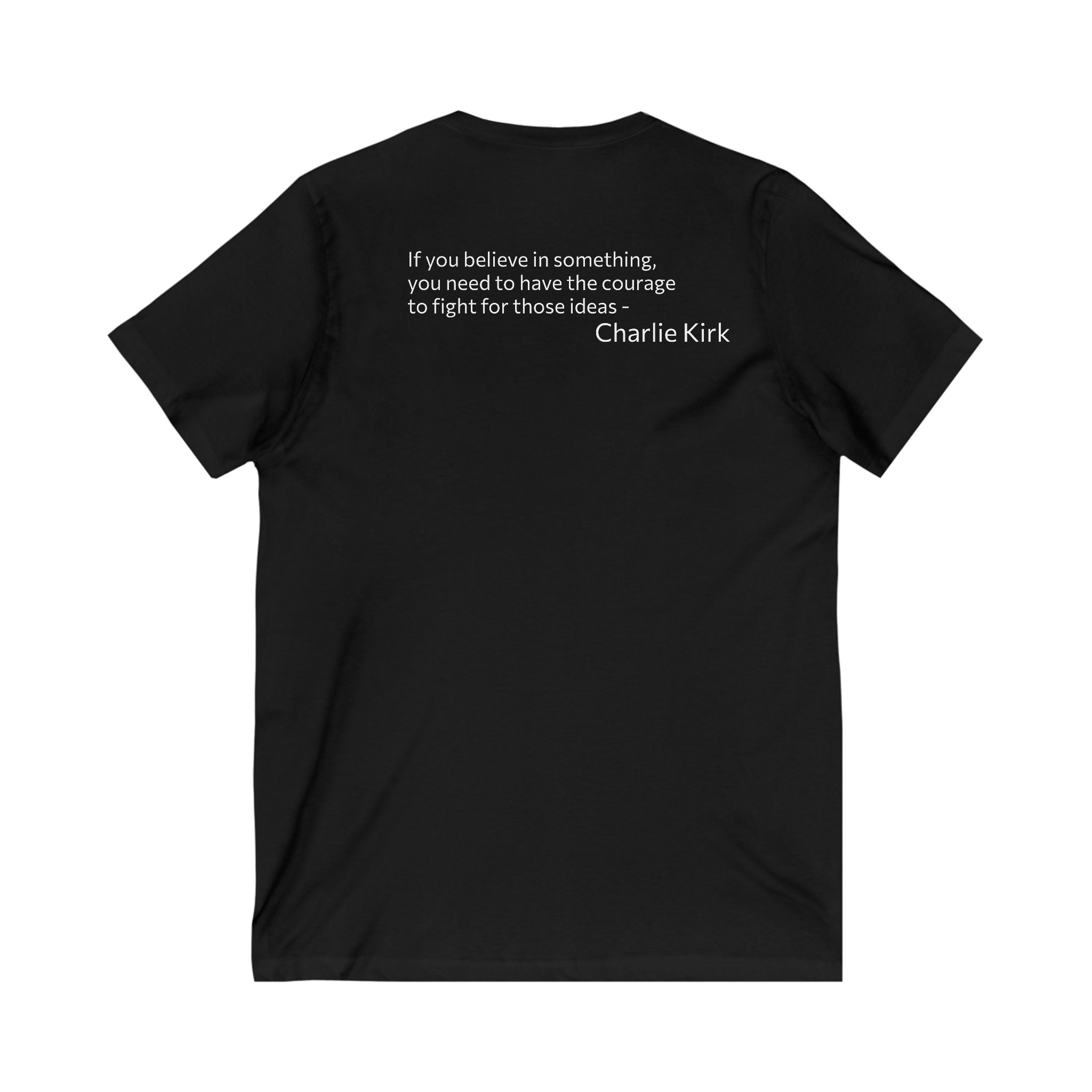 Legends Never Die V-Neck Tee, Charlie Kirk