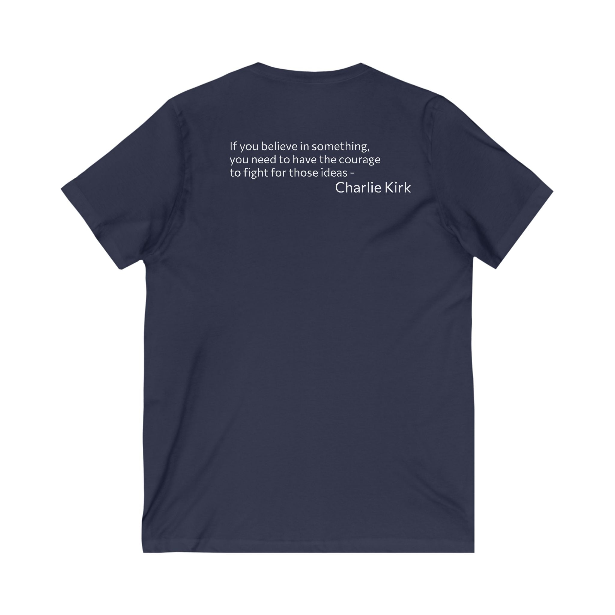 Legends Never Die V-Neck Tee, Charlie Kirk