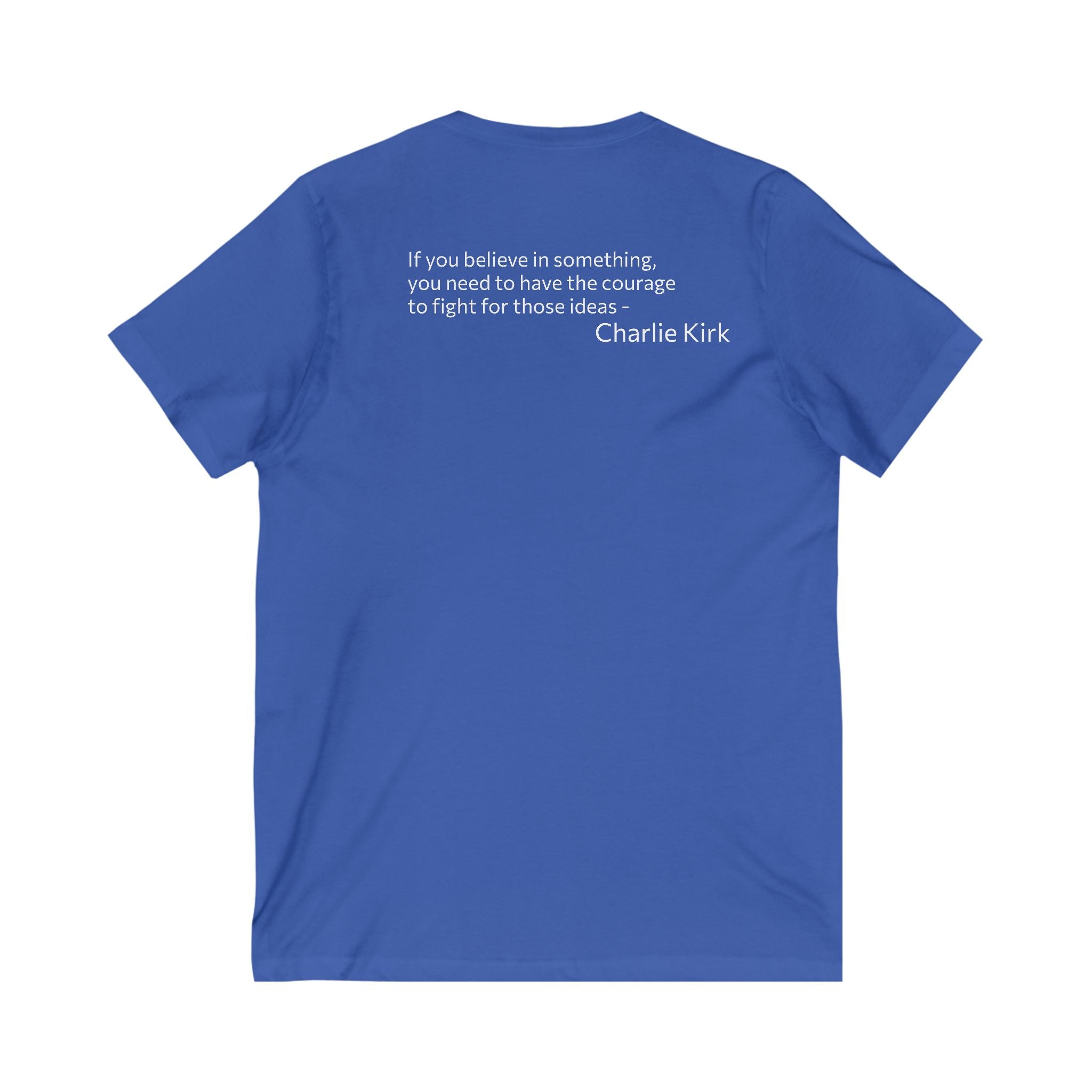 Legends Never Die V-Neck Tee, Charlie Kirk