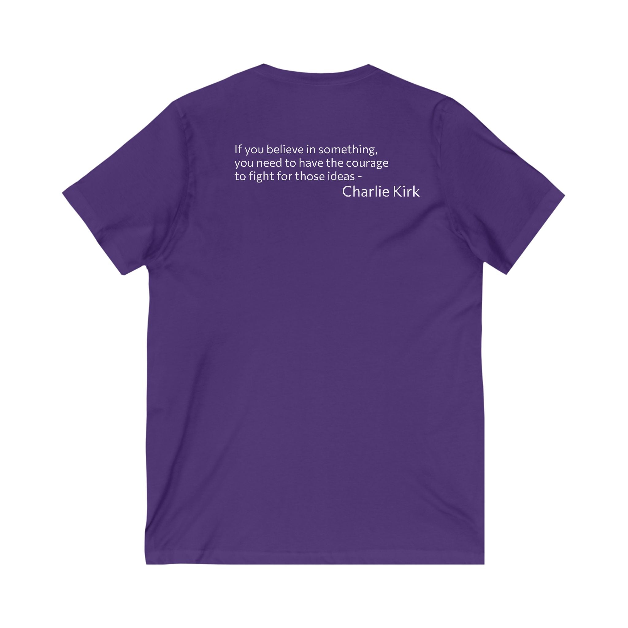 Legends Never Die V-Neck Tee, Charlie Kirk