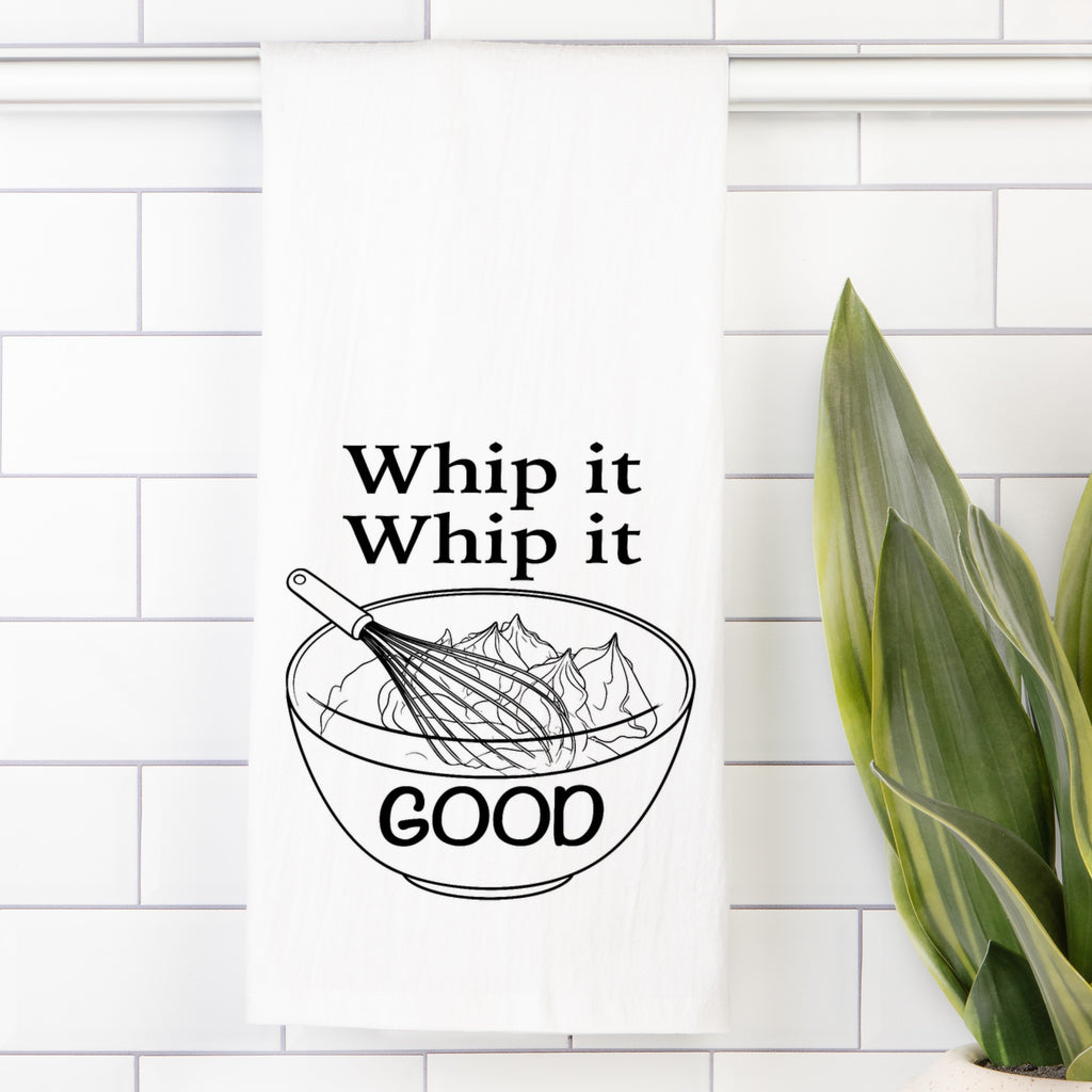 Whip It Tea Towel (Flour Sack)