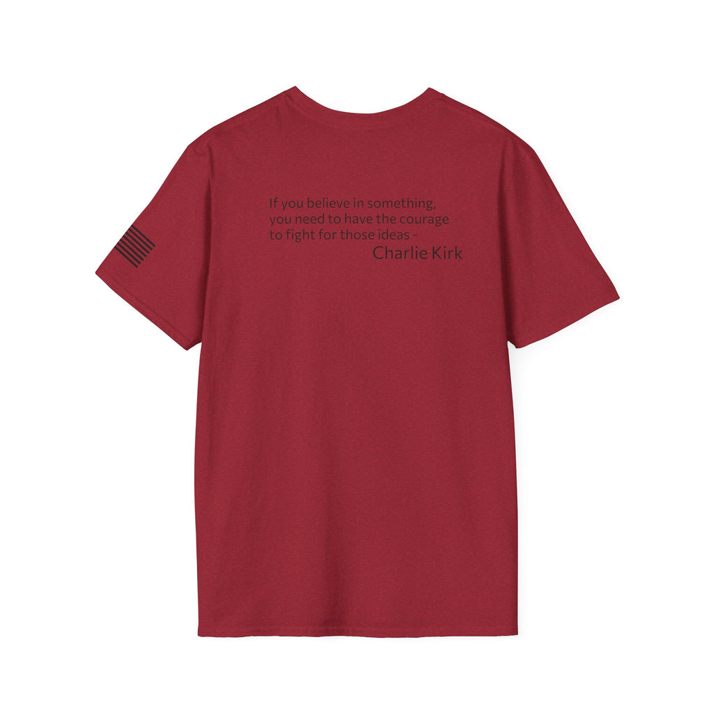 Legends Never Die Tee, Charlie Kirk, with Verse