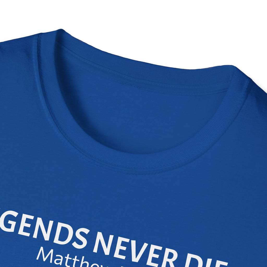 Legends Never Die Tee w/verse, Charlie Kirk