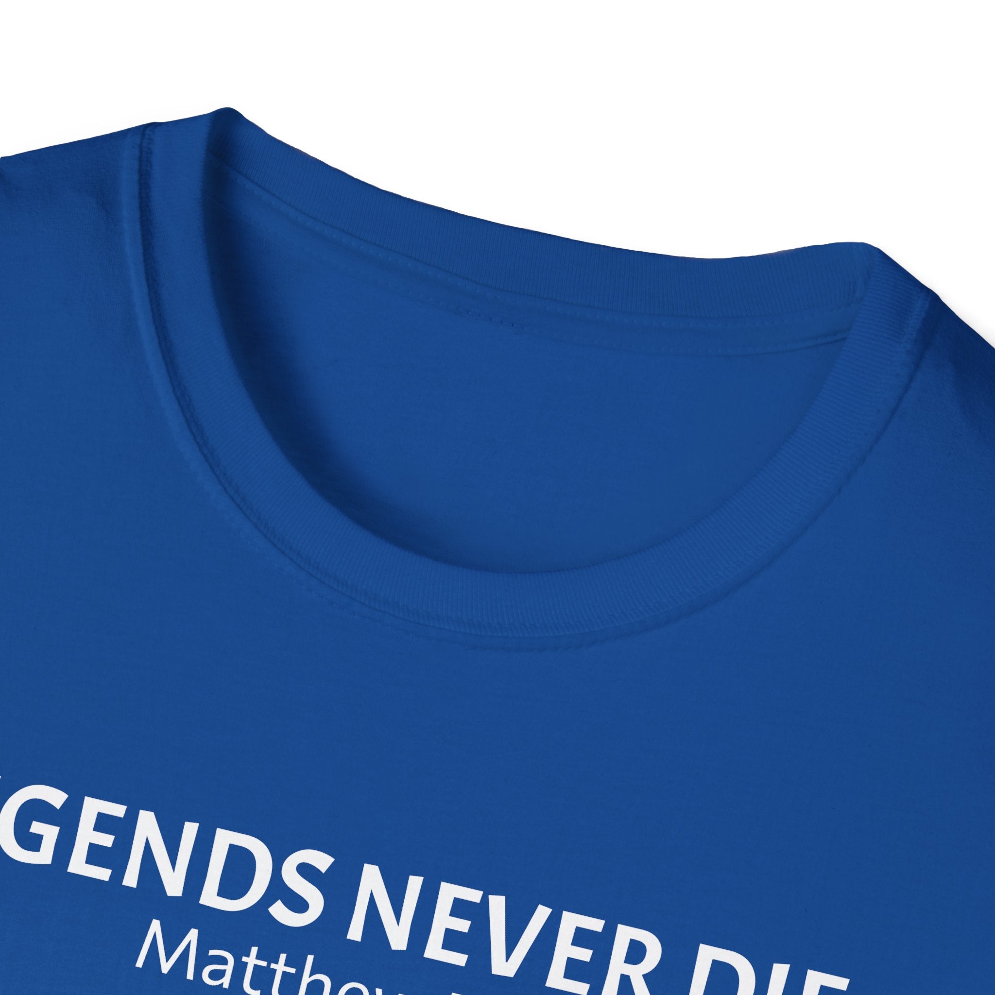 Legends Never Die Tee w/verse, Charlie Kirk