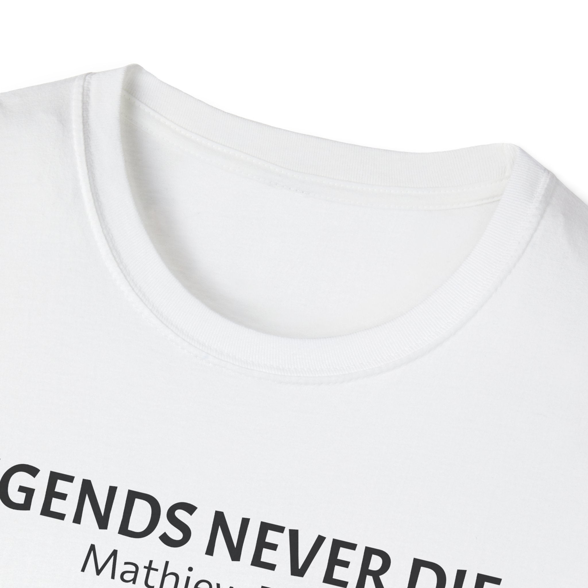Legends Never Die Tee, Charlie Kirk, with Verse