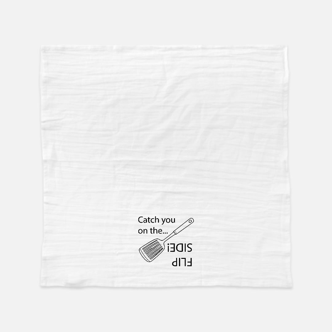 Flip Side Tea Towel (Flour Sack)