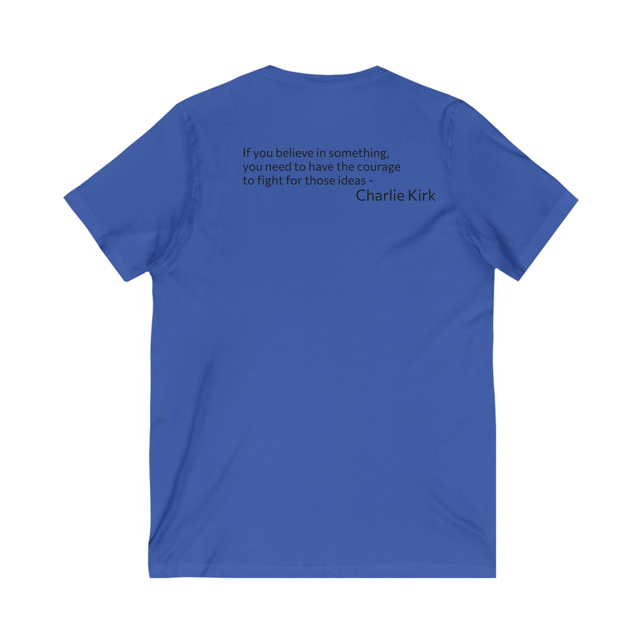 Legends Never Die V-Neck Tee, Charlie Kirk