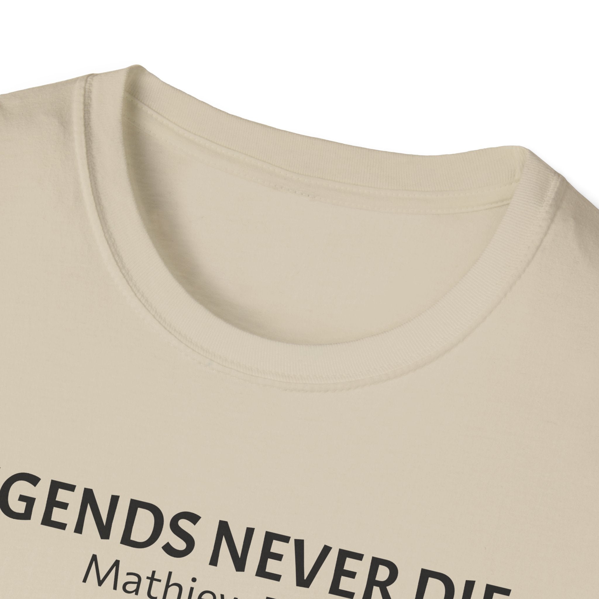 Legends Never Die Tee, Charlie Kirk, with Verse