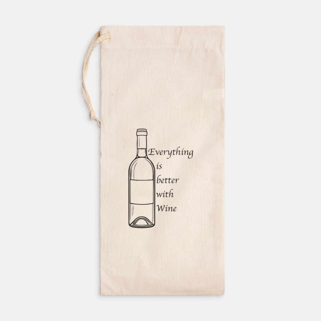 Better with Wine Bag (Canvas)