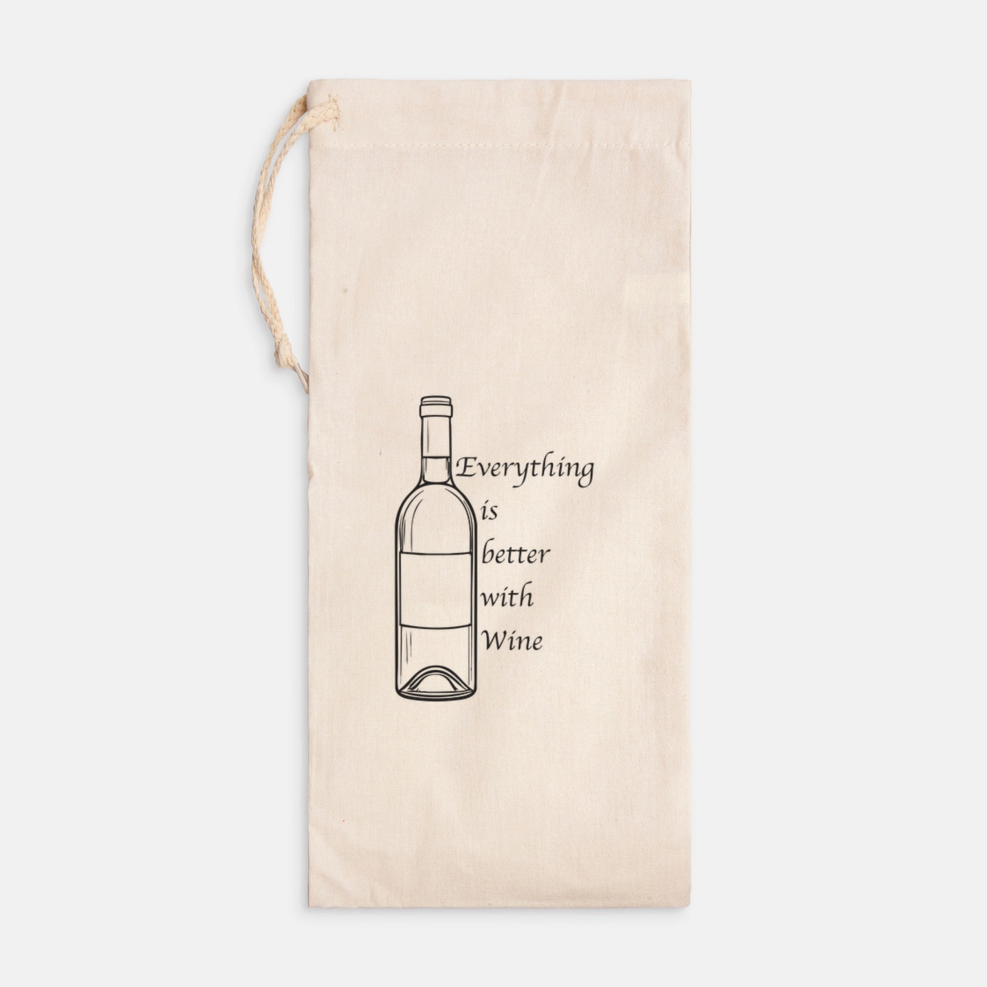 Better with Wine Bag (Canvas)