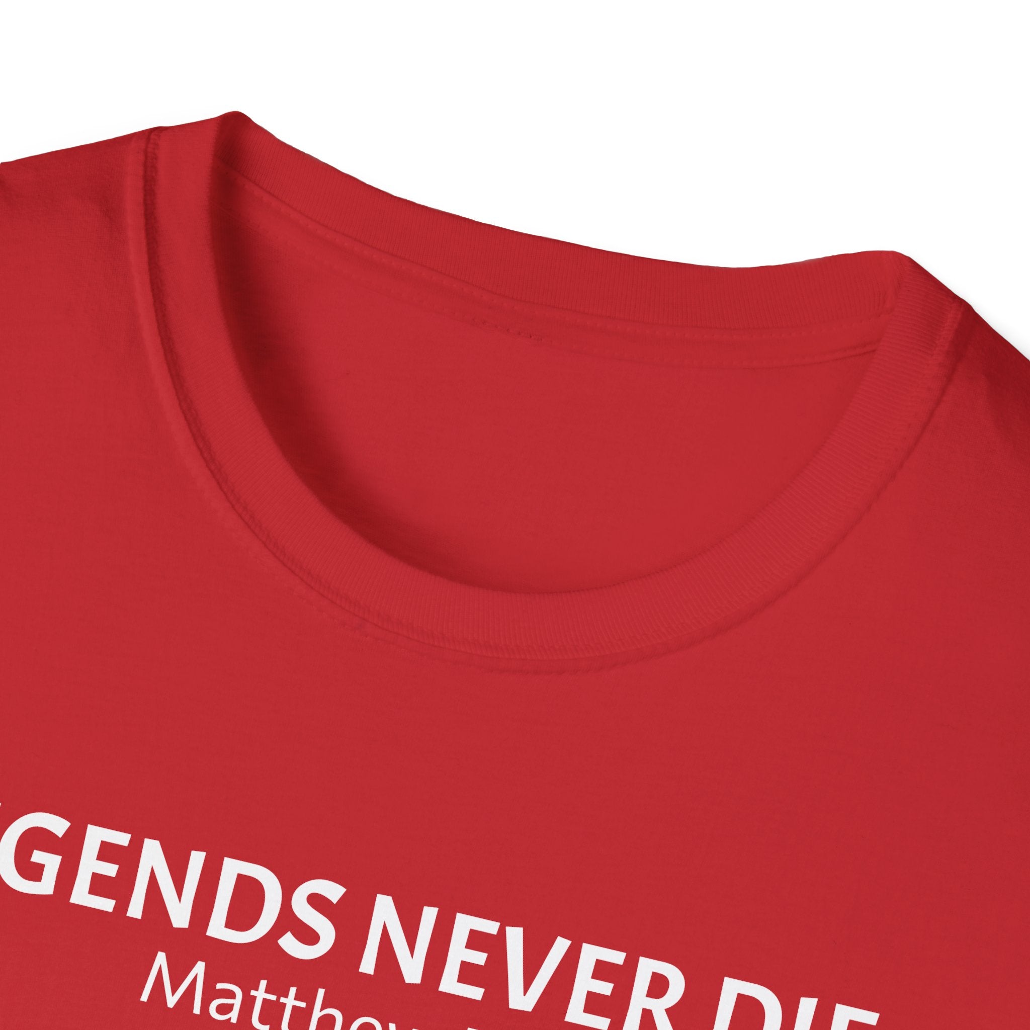 Legends Never Die Tee w/verse, Charlie Kirk