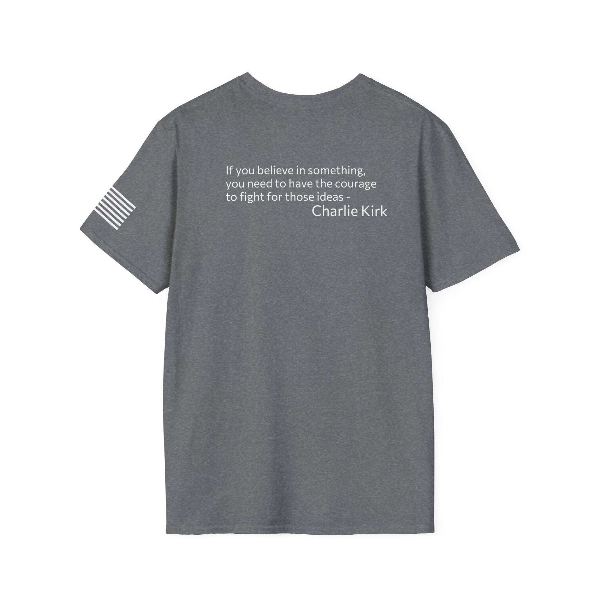 Legends Never Die Tee w/verse, Charlie Kirk
