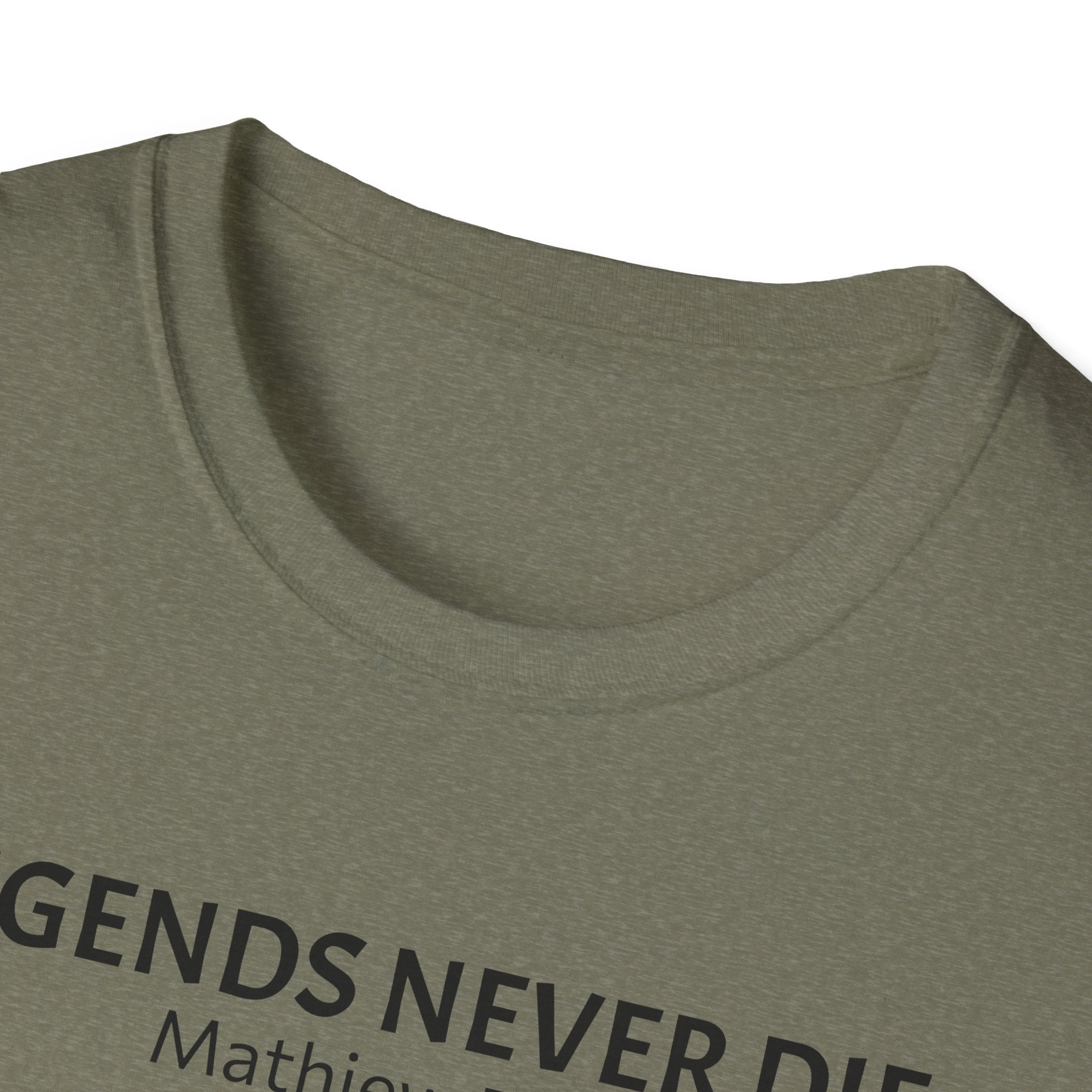 Legends Never Die Tee, Charlie Kirk, with Verse