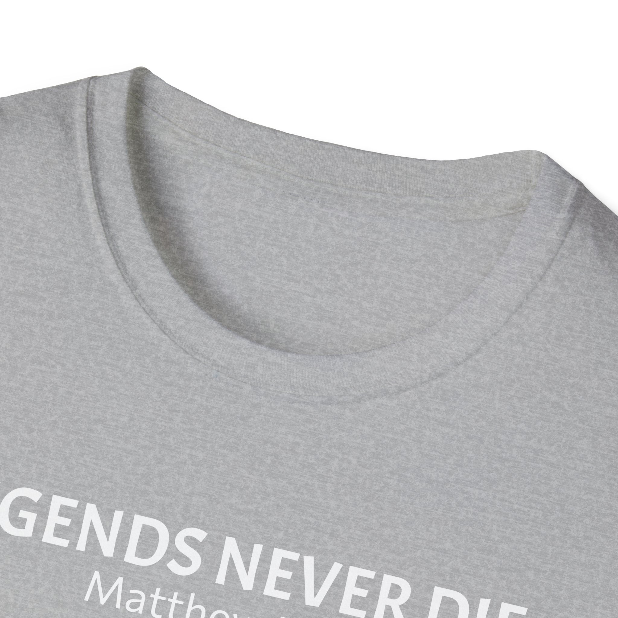 Legends Never Die Tee w/verse, Charlie Kirk