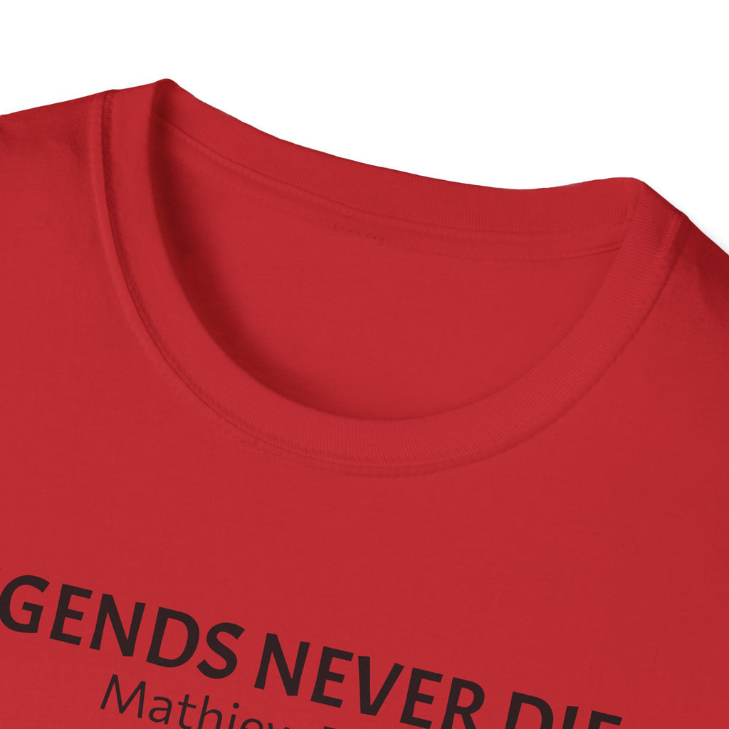 Legends Never Die Tee, Charlie Kirk, with Verse