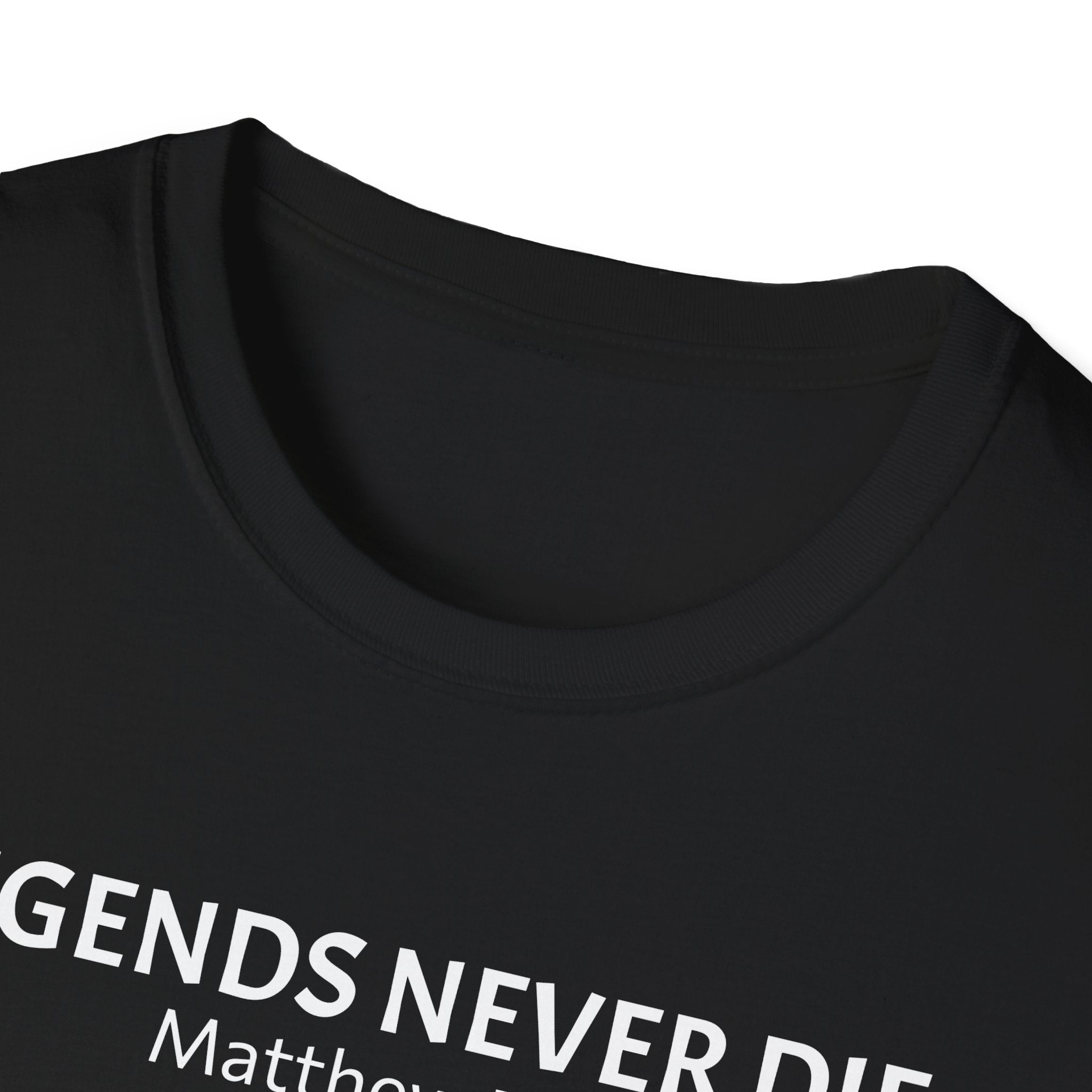 Legends Never Die Tee w/verse, Charlie Kirk