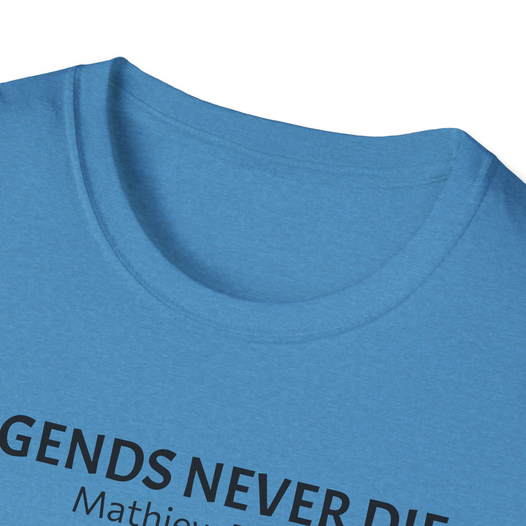 Legends Never Die Tee, Charlie Kirk, with Verse