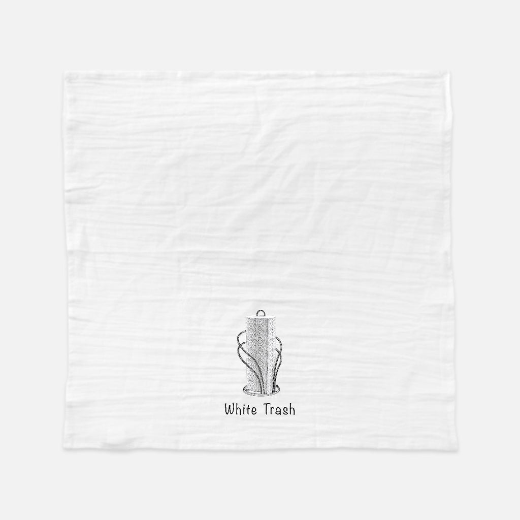 White Trash Tea Towel (Flour Sack)