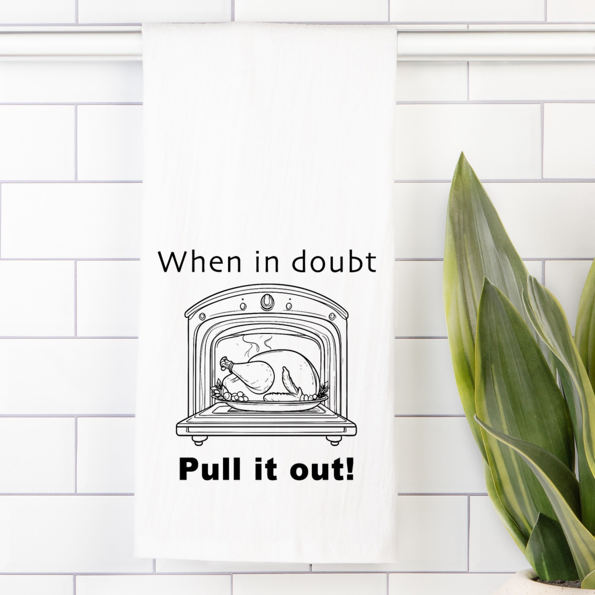 Pull Out Tea Towel (Flour Sack)